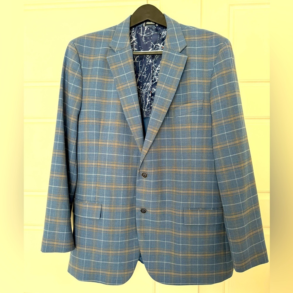 Men’s Nautica Sport Coat Blue Plaid